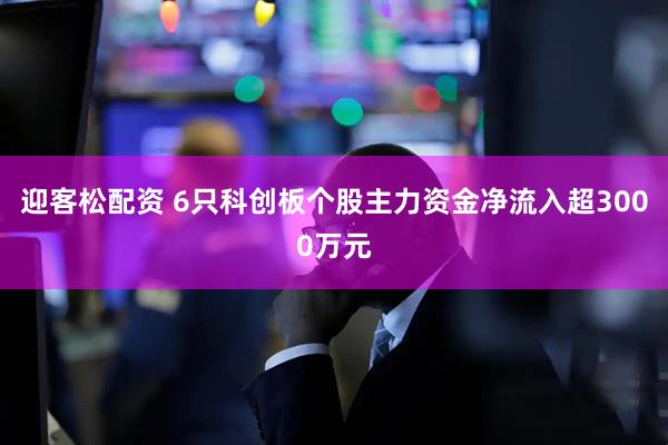 迎客松配资 6只科创板个股主力资金净流入超3000万元