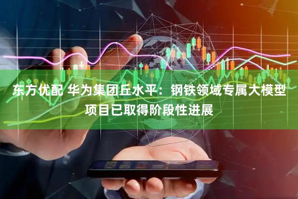 东方优配 华为集团丘水平：钢铁领域专属大模型项目已取得阶段性进展