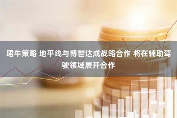 珺牛策略 地平线与博世达成战略合作 将在辅助驾驶领域展开合作